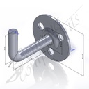 Handrail Bracket Steel (2 part)*4501*