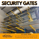 Security Sliding Gate Steel 1.8H x 5W - Gal