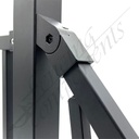 Fencing Components_Steel Railing Panel - Raked/Stair 2400x1200H (Texture Black)