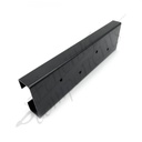 Fencing Components_C-Channel for 75mm Sliding Block - Black (Sliding Block not included)
