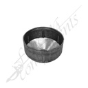 Fencing Components_50NB Round Steel Cap Pre-Galv Steel (Inner Ø 61mm)