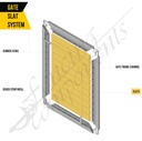 Fencing Components_Gate - Slats_Fencing Components_Aluminium Slat System Panel Gate DIY
