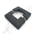 Fencing Components_2 Piece Post Cover 50x50 Hole Plastic (Black)