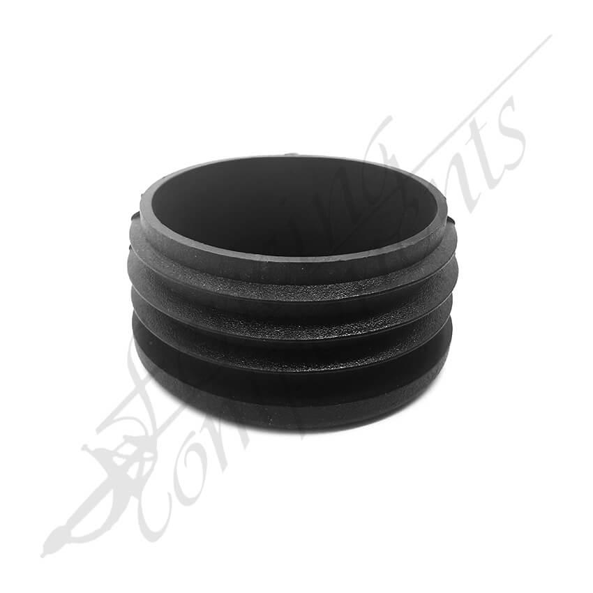 Fencing Components_48mm (40NB) Plastic Cap Round (Black)