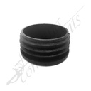 Fencing Components_48mm (40NB) Plastic Cap Round (Black)