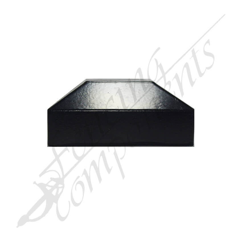 Fencing Components_50x50 Aluminium Square Cap (Black)