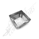 Fencing Components_50x50mm Steel Square Cap Pre-Gal 1.2mm thick