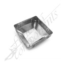 Fencing Components_65x65mm Steel Square Cap Pre-Gal 1.2mm thick
