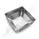 Fencing Components_100x100mm Steel Square Cap Pre-Gal 1.2mm thick