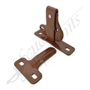 Fencing Components_D-Latch + Striker (Boundary/Bowral Brown)