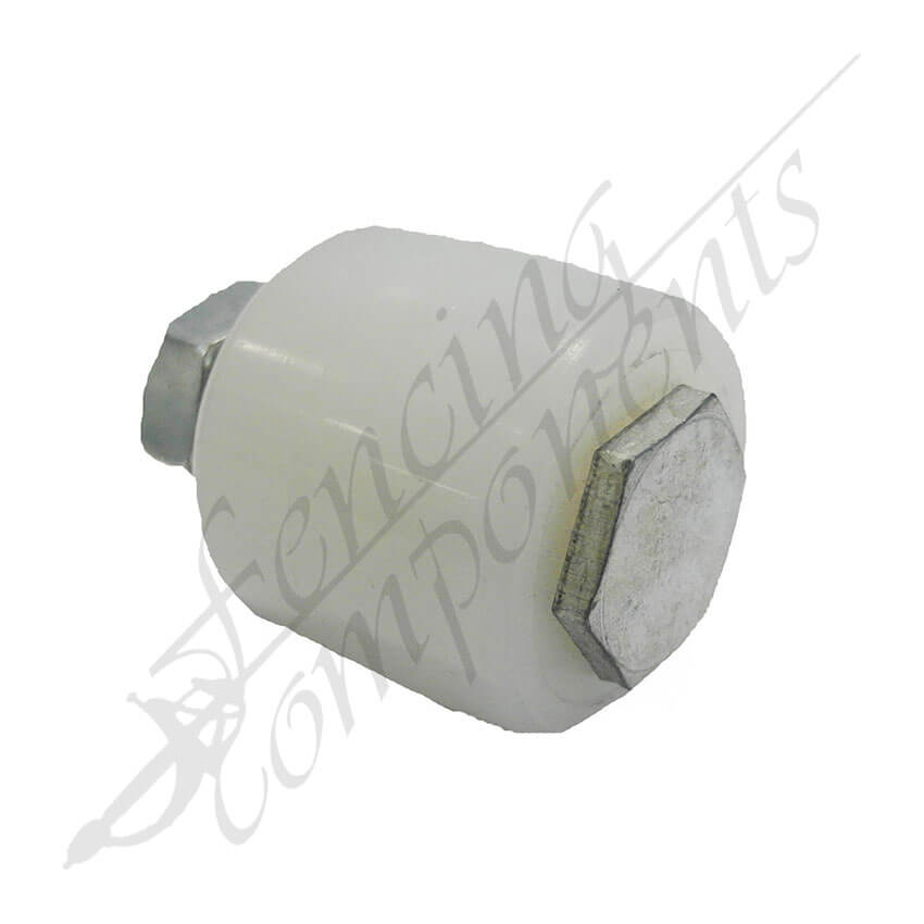 Fencing Components_30 Dia x 30mm Nylon Top Roller - White (Short)