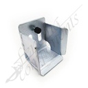Fencing Components_Gate Receiver/Catcher 65mm Steel (Zinc) Open Box Type