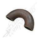 Fencing Components_Elbow Bend 25NB (33.4mm Outside) 180 Degrees Black Steel