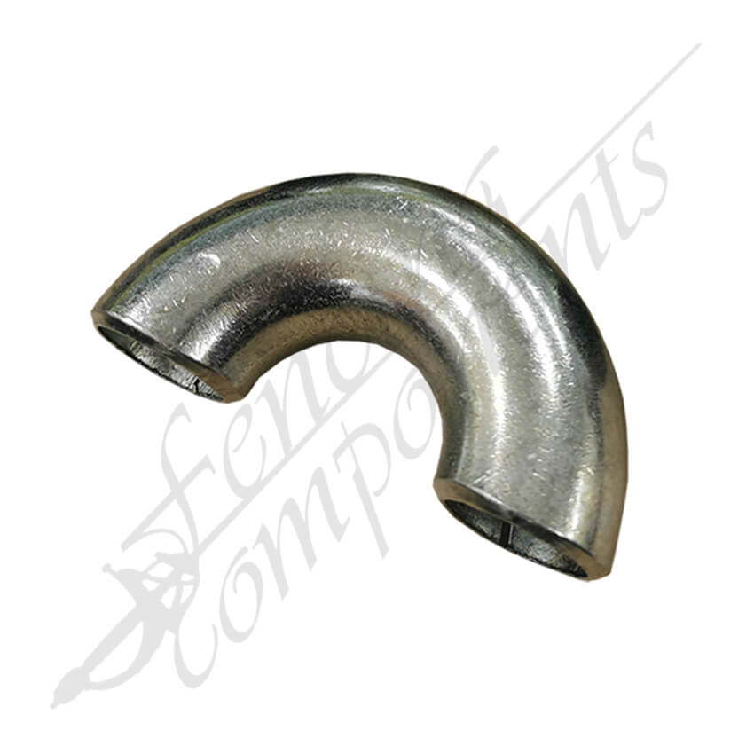 Fencing Components_Elbow Bend 25NB (33.4mm Outside) 180 Degrees ZINC