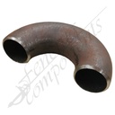 Fencing Components_Elbow Bend 40NB (48.6mm Outside) 180 Degrees Black steel