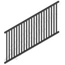 Fencing Components_PEDESTRIAN POOL SPEC DET PANEL 2.4m x1.2m (Black) (CD115, 40x40 Rail, 25x25 Vertical)