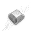 40x40mm Steel Square Cap Pre-Galv 1.2mm thick