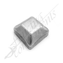 50x50mm Steel Square Cap Pre-Gal 1.2mm thick