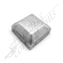 65x65mm Steel Square Cap Pre-Gal 1.2mm Thick