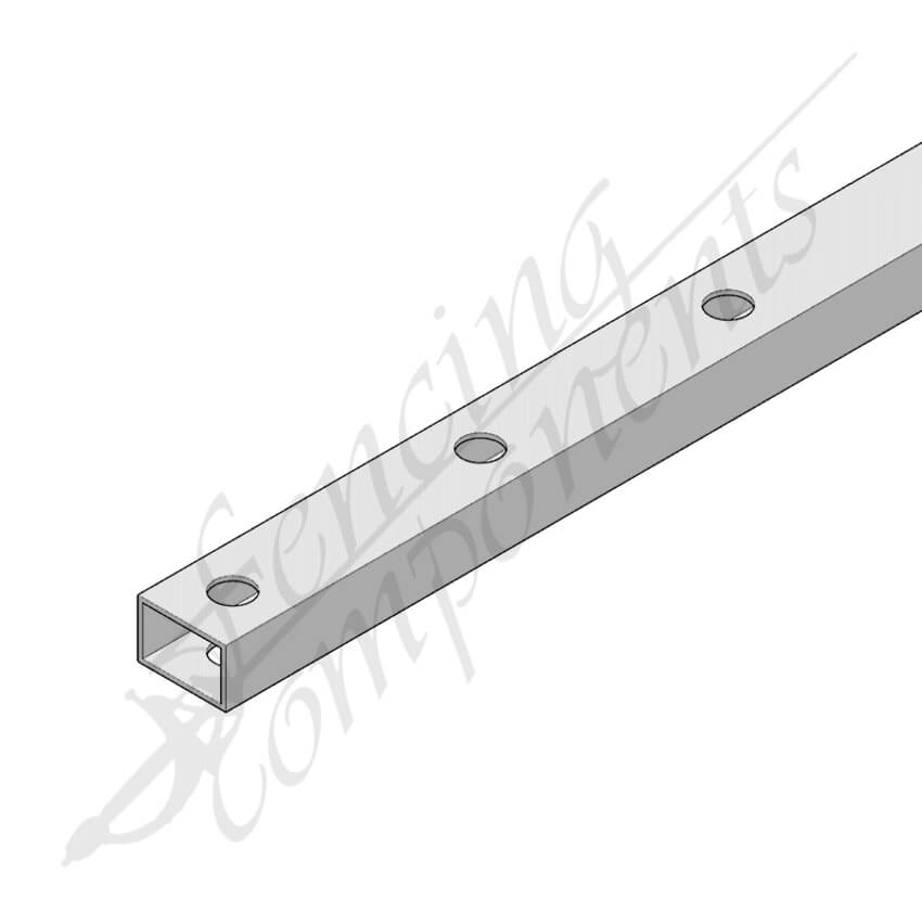 Alu Double Punched 38x25 1.6mm 6m (16OD - 100mm Gap)