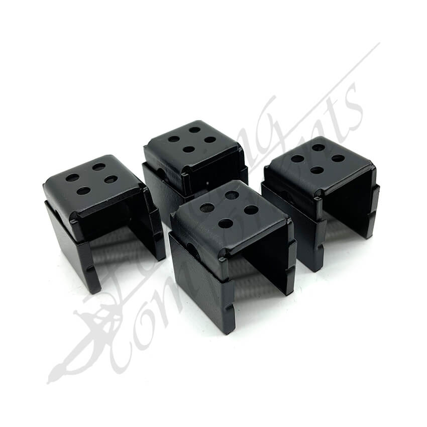 StairFlex© Bracket Kit for Level Panel 4 sets/carton (Satin Black)