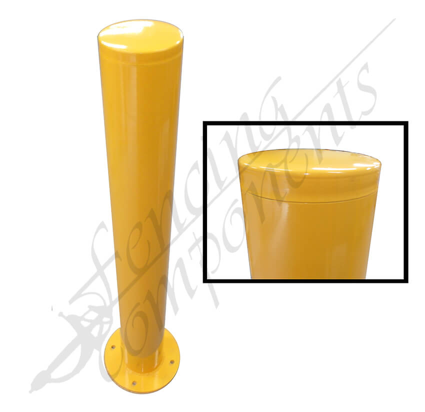 Bollard Safety Yellow 165D x 1230mm 4.5mm thickness L