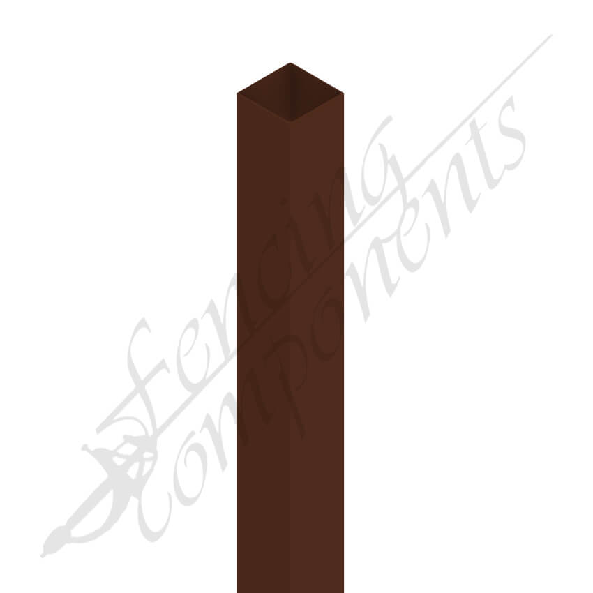 50x50x2400 - 1.6mm - Steel Post (Red Oak/ Manor Red/ Heritage Red)