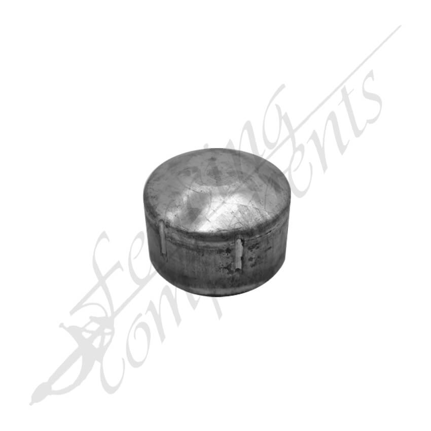 25NB Steel Round Cap Pre-Galv (Inner Ø 34mm)