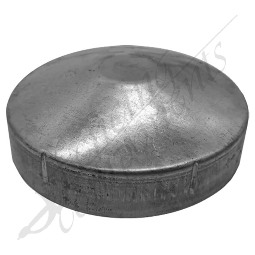 150NB Steel Round Cap Pre-Galv (Outer Ø 168.28mm)
