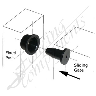 Sliding Gate Guide-In (2 Part + Screw)