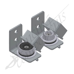 [1056A] Punch In Ball Bearing Lift-Master Hinges - 40x40 Steel Hub  [PAIR]