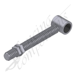 [1166] 16mm Thread Trunnion - 150mm Long - (Zinc)