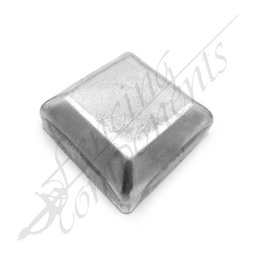 [2033] 75x75mm Steel Square Cap Pre-Gal 1.2mm thick