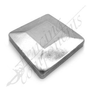 125x125mm Steel Square Cap Pre-Galv 1.2mm thick