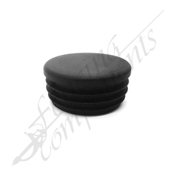 [2044] Round Plastic Cap - 42mm (32NB)(Black)