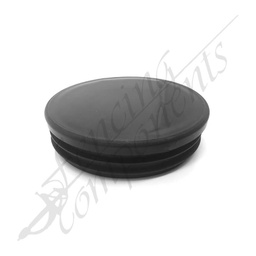 [2046] Round Plastic Cap - 60mm (50NB)(Black)