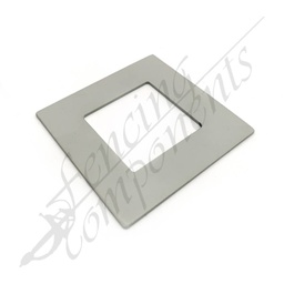 [4306SNO] Aluminium Base Post Cover 50x50 FLAT (Snowgum/ Shale Grey/ Gull Grey)
