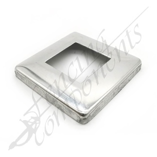 Aluminium Post Cover 50x50 Stamped (Mill)