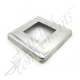 [4308NC] Aluminium Post Cover 50x50 Stamped (Mill)