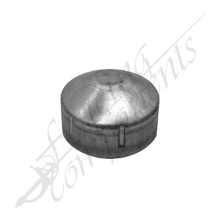 50NB Steel Round Cap Pre-Galv (Inner Ø 61mm)
