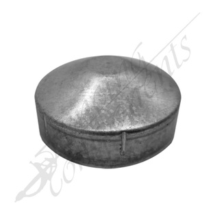 80NB Steel Round Cap Pre-Galv (Inner Ø 89mm)