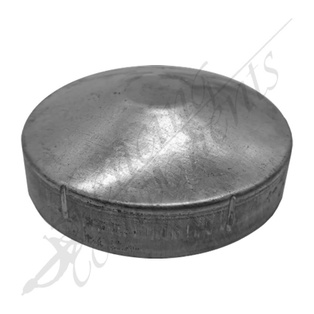 100NB Steel Round Cap Pre-Galv (Outer Ø 114.3mm)