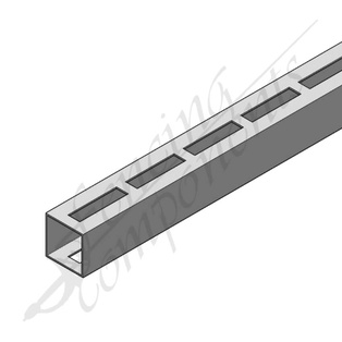 Alu Double Punched 50x50 2.0mm 65x16 12mm Gap 6m (Slat Style)