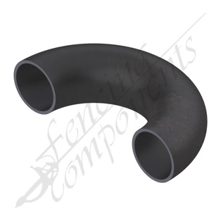 Elbow Bend 25NB (33.4mm Outside) 180 Degrees Black Steel