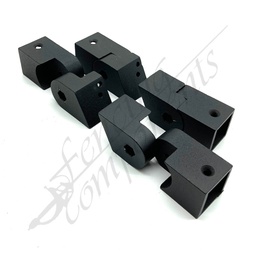 [BP-002] StairFlex© Bracket Kit for Raked Panel 4 sets/carton (Texture Black)