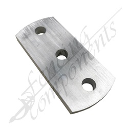 [CS50110-AL] Aluminium Mounting Flat Plate 110x50x5mm Thick 3 Holes
