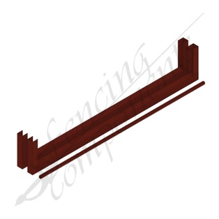 Gate Stile 1.8 (Red Oak/ Manor Red/ Heritage Red) #4