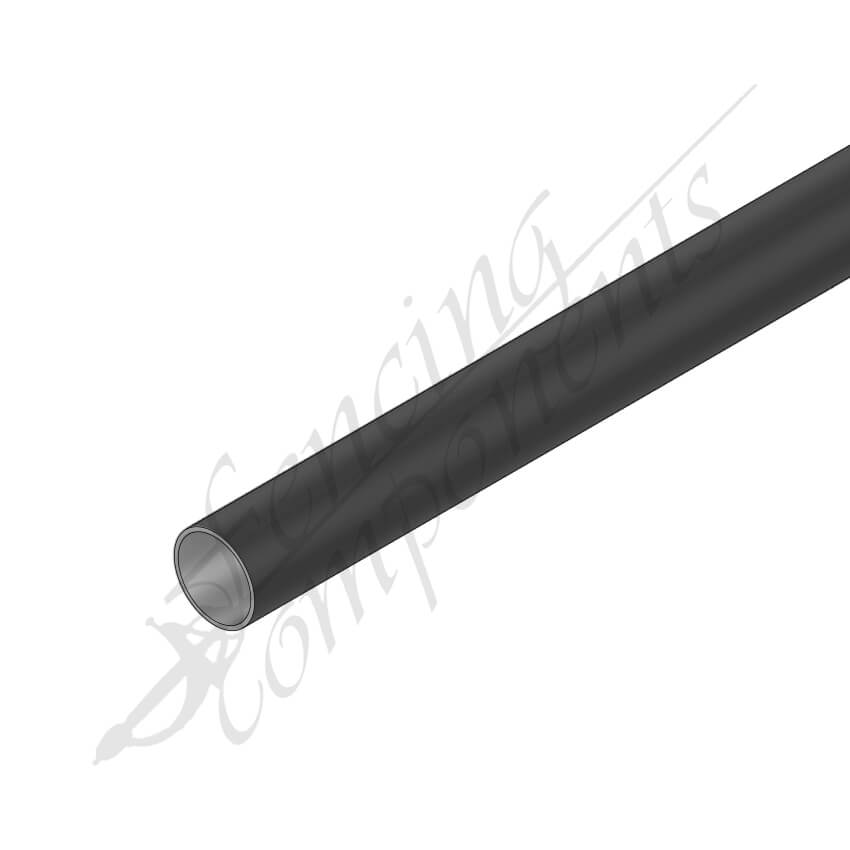 Round Pipe PDC BLACK XLT 25NB 2.0mm (33.7mm) 6.5Meter