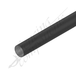 [GPRP322420-BLK] Round Pipe PDC BLACK XLT 32NB 2.0mm (42.4mm) 2.4 Meter