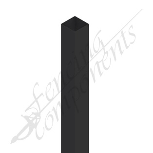 50x50x1800 - 1.6mm - Steel Post (Satin Black)